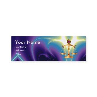 GOLD SCALES OF LAW WITH GEM STONES MONOGRAM MINI