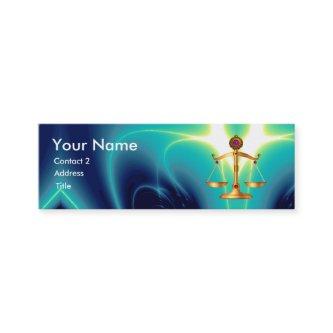 GOLD SCALES OF LAW WITH GEM STONES MONOGRAM MINI