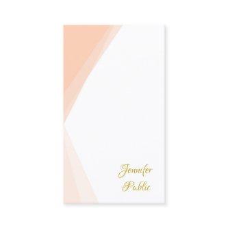 Gold Script Name Template Professional Modern