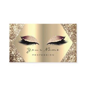 Gold Sepia Glitter Makeup Artist Lashes Blush1