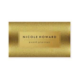 Gold Shimmer and Stylish Faux Gold Frame