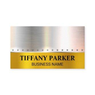 Gold Silver Metallic | Rivets
