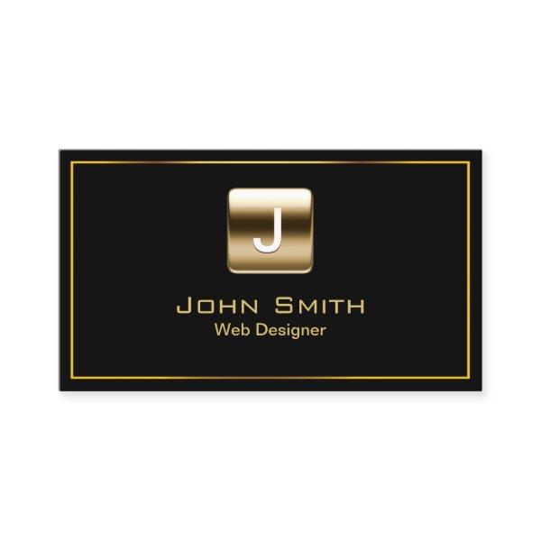 Gold Stamp Web Design Dark