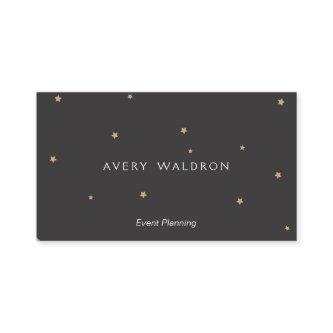 Gold Stars Event Planner Black