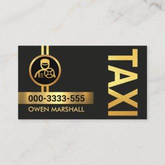 Gold Taxi Lines Cab Driver