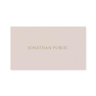Gold Text Elegant Professional Simple Plain Modern