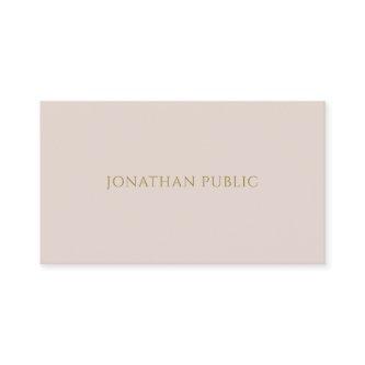 Gold Text Elegant Professional Simple Plain Modern