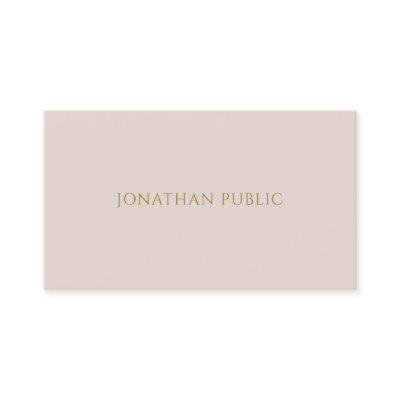 Gold Text Elegant Professional Simple Plain Modern