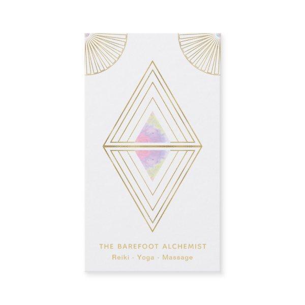 *~*  Gold Triangles Alchemy Sacred Geometry Boho