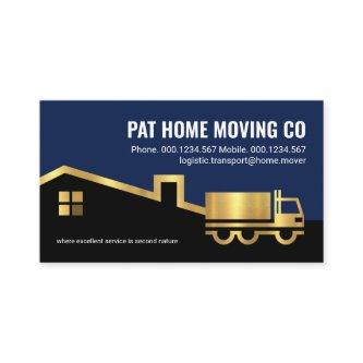 Gold Truck Moving Home