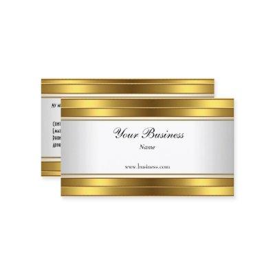 Gold White Elegant Classy