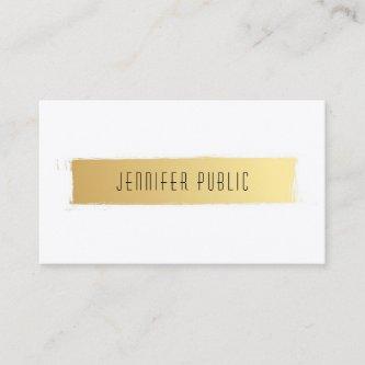 Gold White Luxurious Modern Professional Template