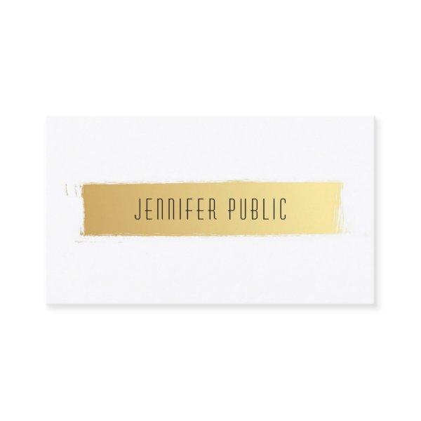 Gold White Luxurious Modern Professional Template