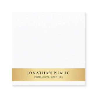 Gold White Minimalist Template Modern Professional Square
