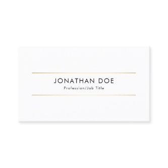 Gold White Professional Modern Elegant Minimal