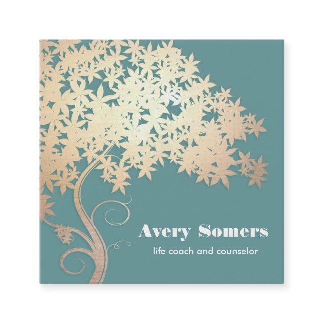 Gold Zen Tree Holistic Health and Wellness Square