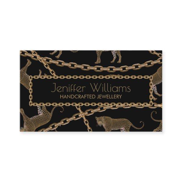 Golden chain glamour leopard cheetah