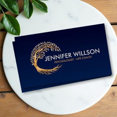Golden Circular tree with pearl leaves