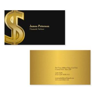 Golden Dollar Symbol | Big | Black
