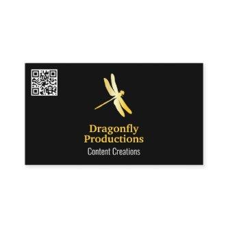 Golden Dragonfly Logo | QR Code