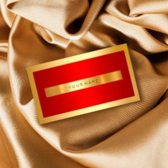 Golden Frame Red Metallic MInimal Minimal