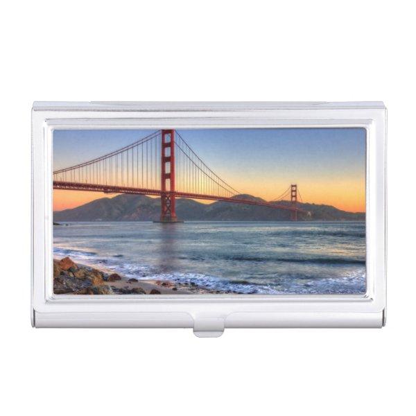 Golden Gate Bridge from San Francisco bay trail.  Holder