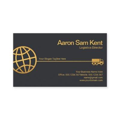 Golden Globe Gold Truck Supply Line Logistics