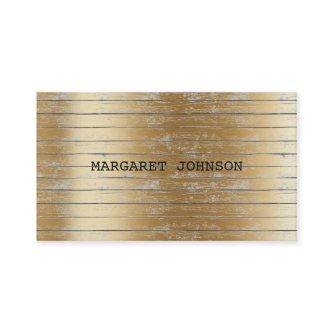 Golden Grungy Rustic Wood Minimalism Stylist Vip