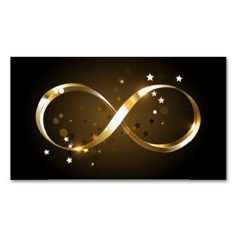 Golden Infinity Symbol  Magnet