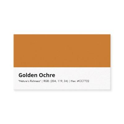 Golden Ochre | "Nature’s Richness"