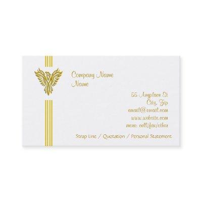 Golden Phoenix Rising - clean, everyday design