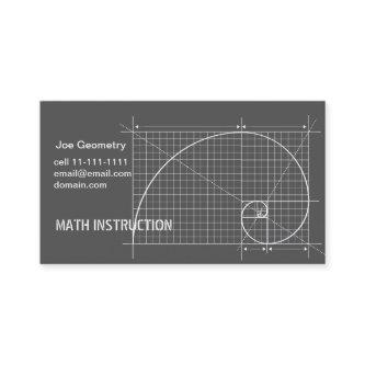 Golden Ratio, Fibonacci Spiral, Drawing