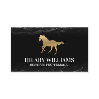 Golden Stallion | Black Marble