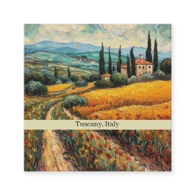 Golden Tuscany Dreams Square