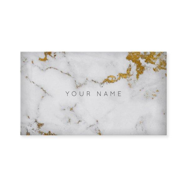 Golden White Gray Marble Vip