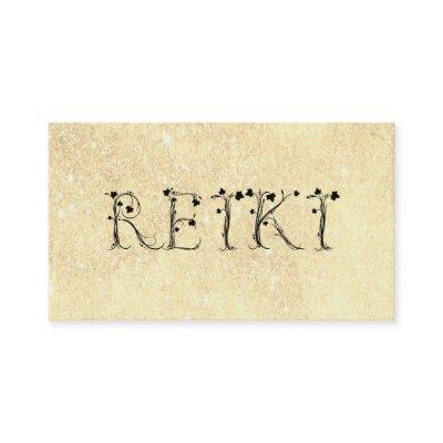 *~* Golden Yellow Glitter  REIKI Ivy Typography