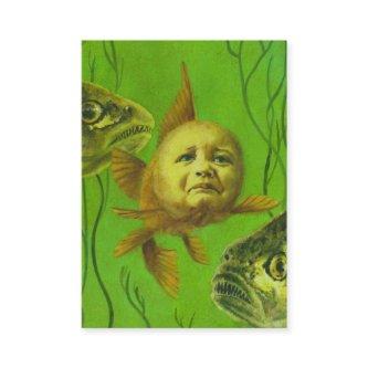 Goldfish Baby Mutant ACEO Artists Trading Cards