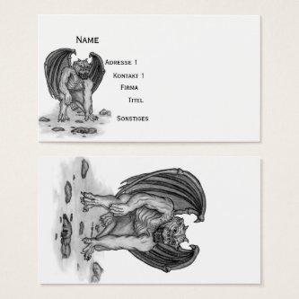 Golem Gargoyle , Black and White design
