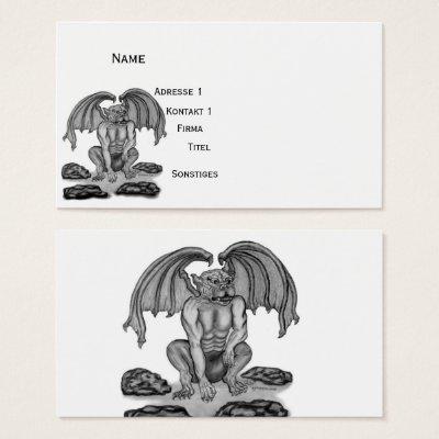 Golem Gargoyle , Black and White design