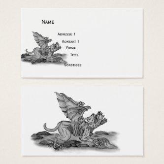 Golem Gargoyle , Black and White design
