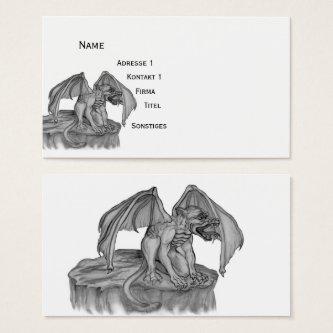 Golem Gargoyle , Black and White design