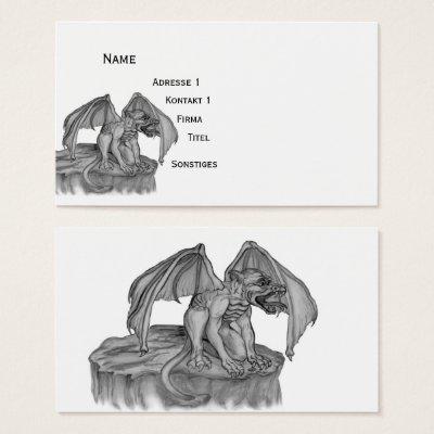 Golem Gargoyle , Black and White design