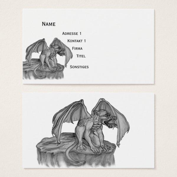 Golem Gargoyle , Black and White design