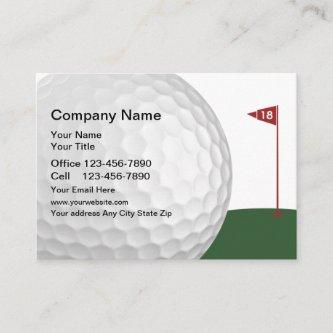 Golf 18 Hole Design