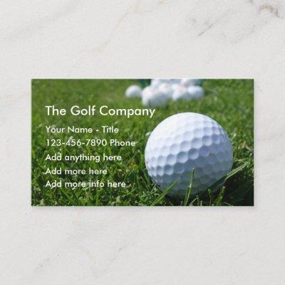 Golf Business Or Services