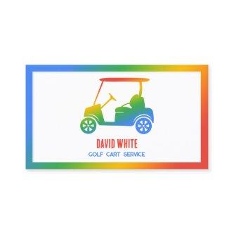 🏌️‍♂️Golf Cart Colourful Custom QR