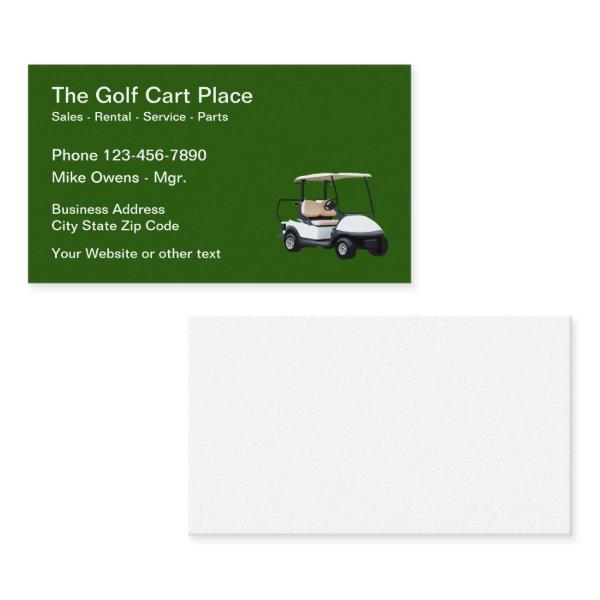 Golf Cart Sales And Rental Theme