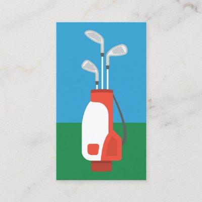 Golf Clubs  - Red Green Blue