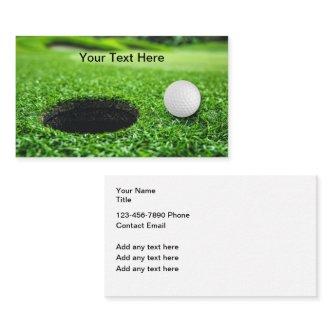 Golf Course Theme  Design