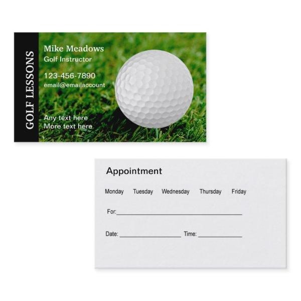 Golf Instructor Appointment